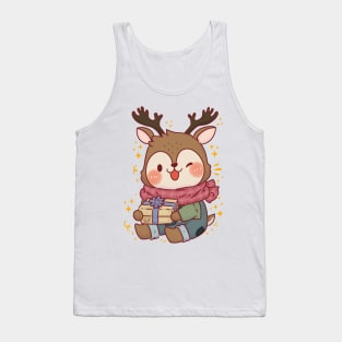 Cute Deer Present Tank Top